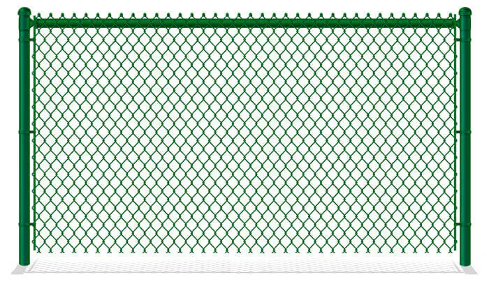Green Plastic Coated Chain Link Fence Company