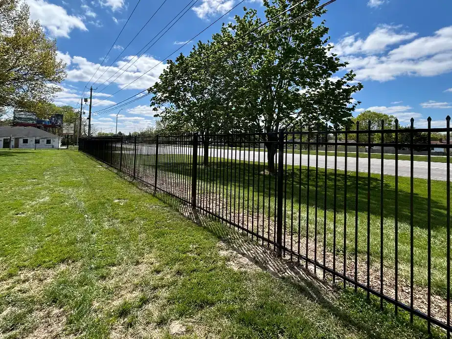 Ornamental Steel fence installation for the area.