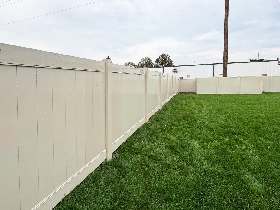 Vinyl fence company in the area.