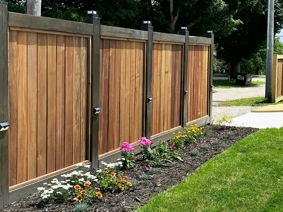 Wood fence contractor in the area.
