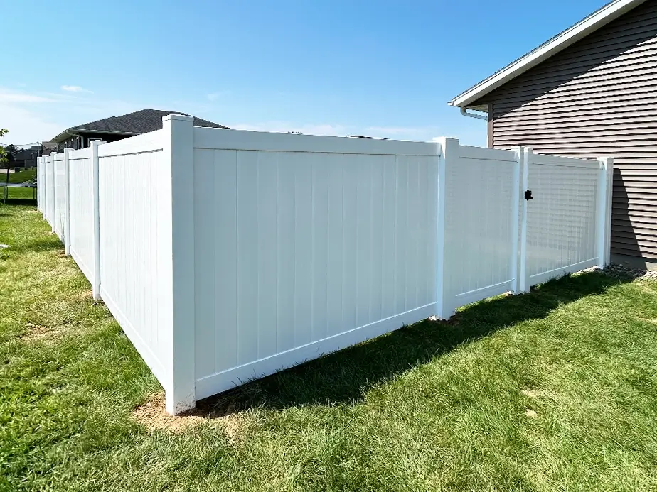 Vinyl fence company in the area.