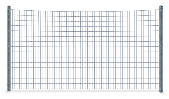 Driven Wire Mesh Temporary Fence With no Top Rail