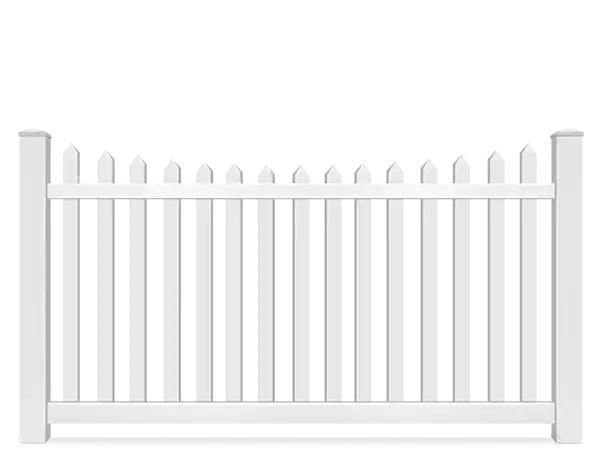 Vinyl scalloped picket fence contractor