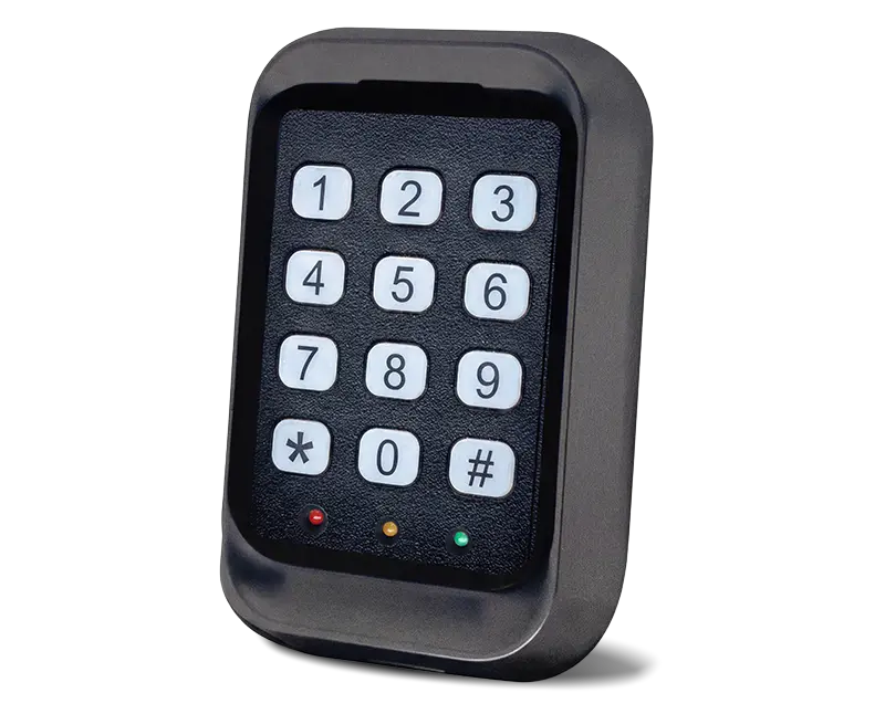 Gate keypad access control