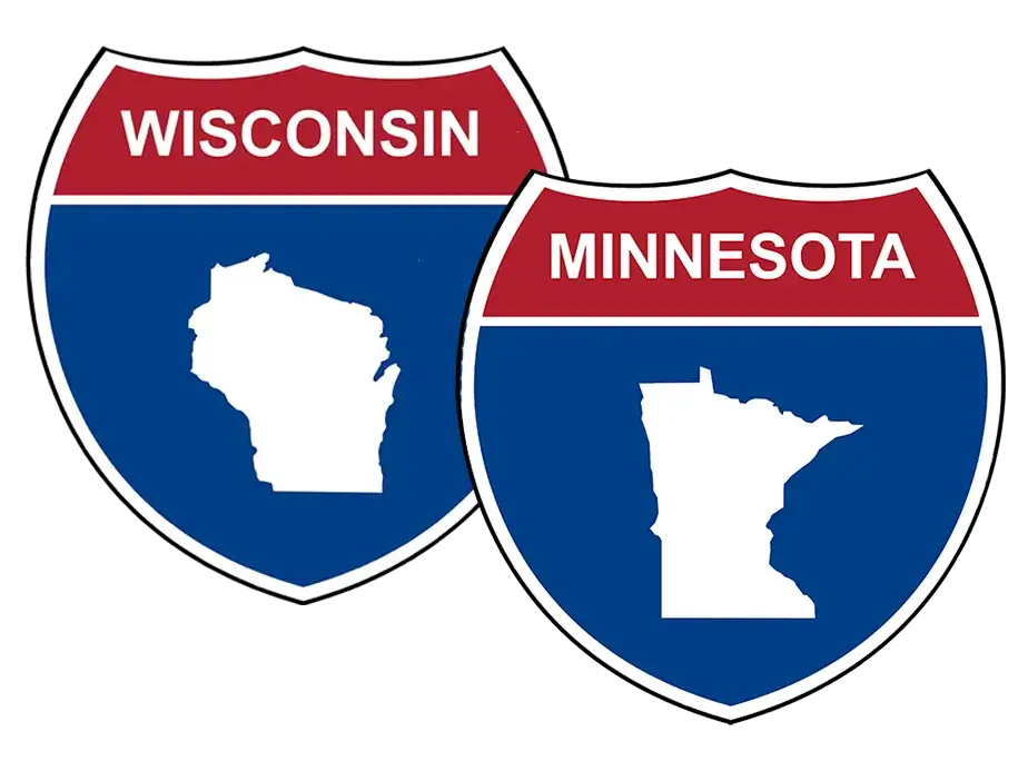 Fence company service area in La Crosse, Wisconsin