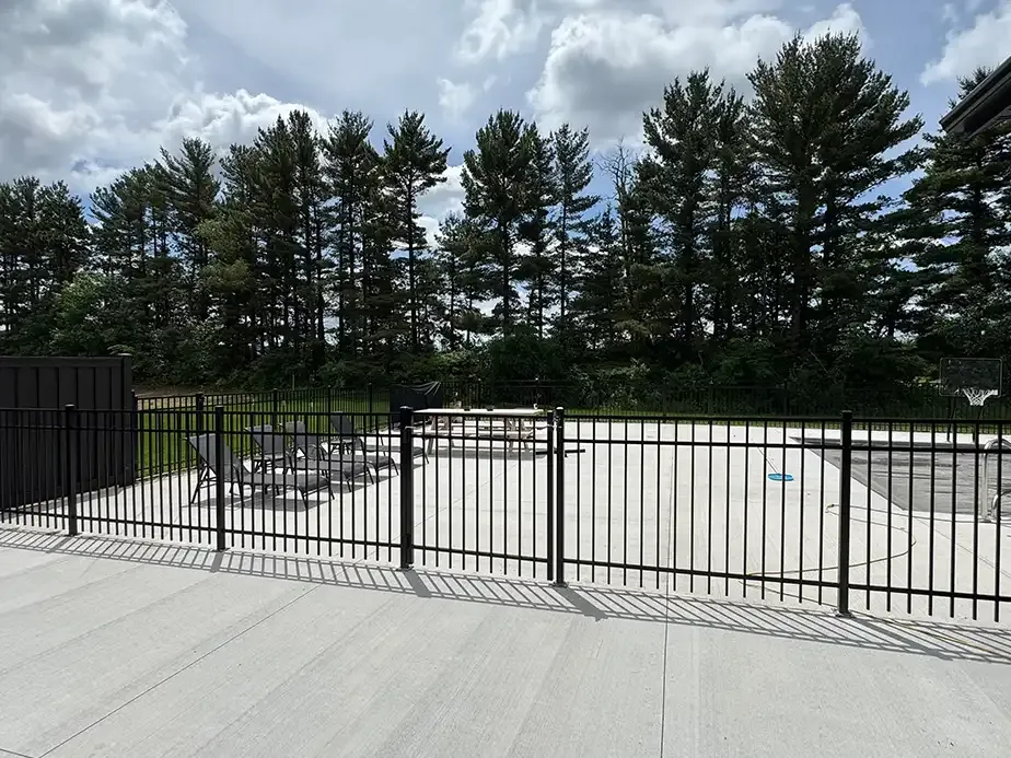 Pool Fence Example in La Crosse, Wisconsin