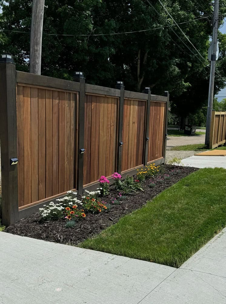 wooden fence