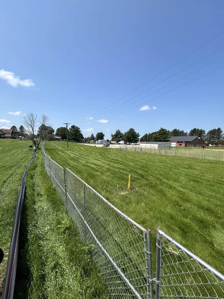 Silt fencing installation