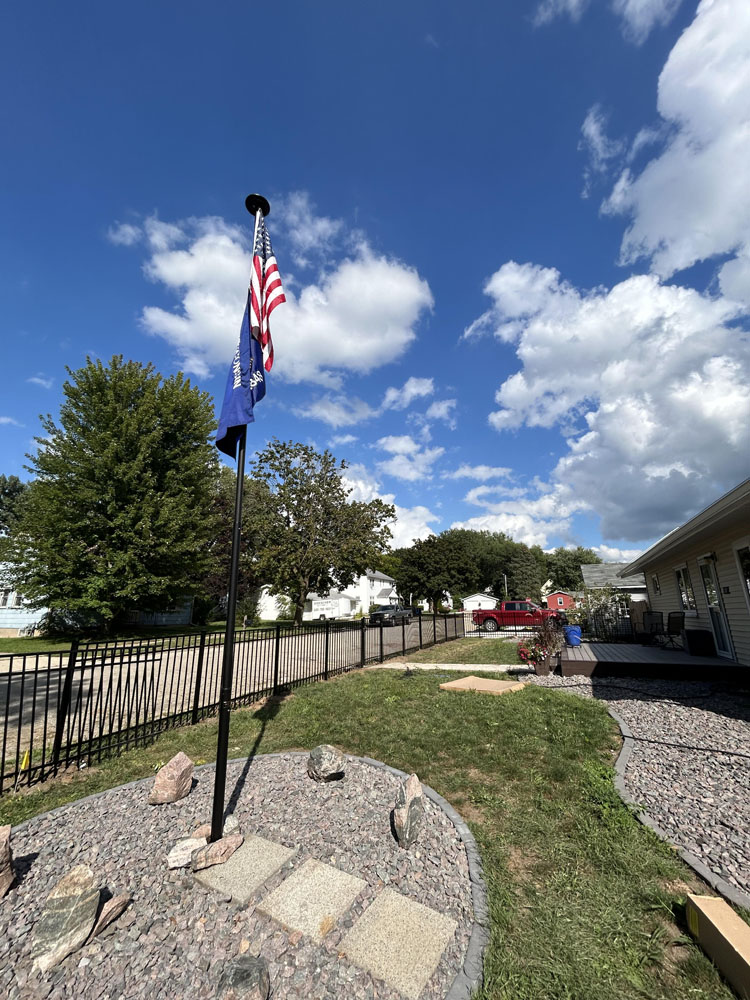 Ornamental fence installation