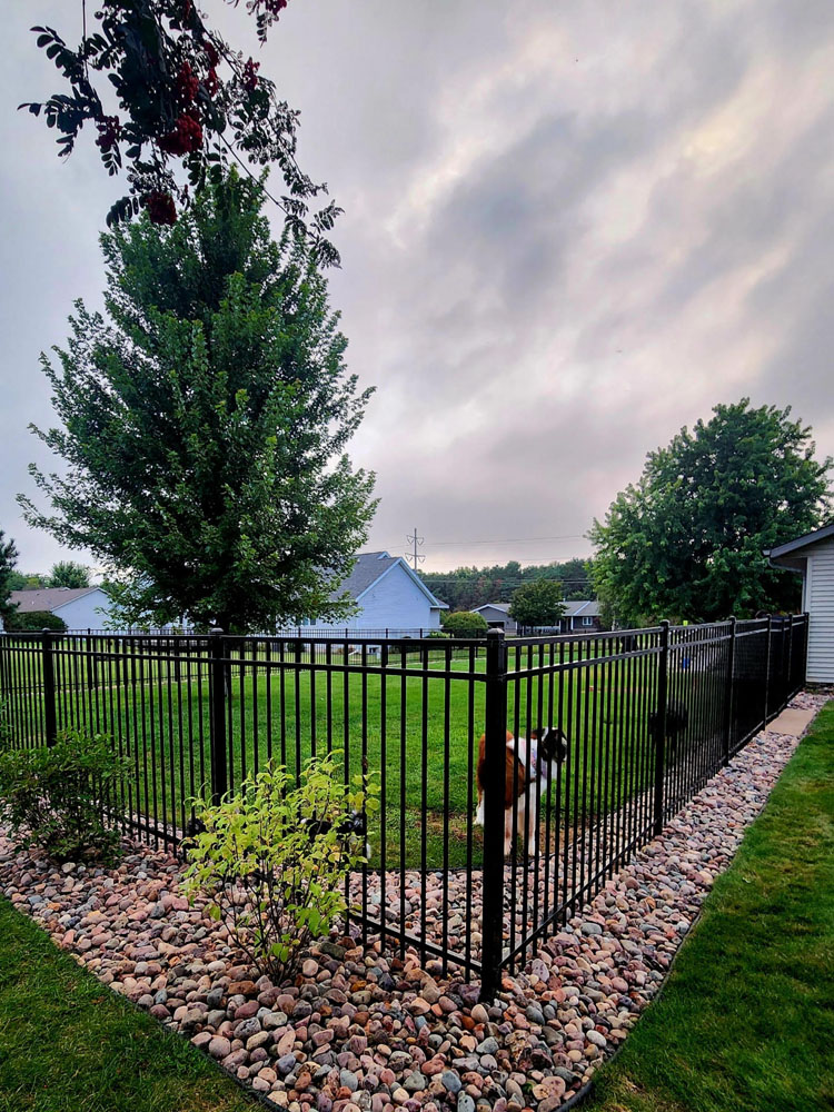 Ornamental fence installation