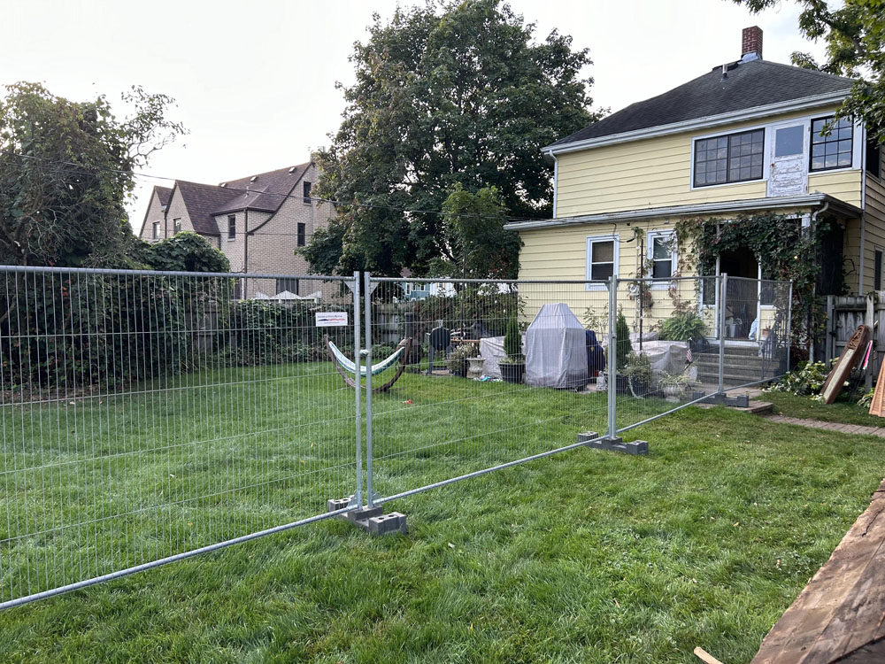 Temporary Fencing Installation