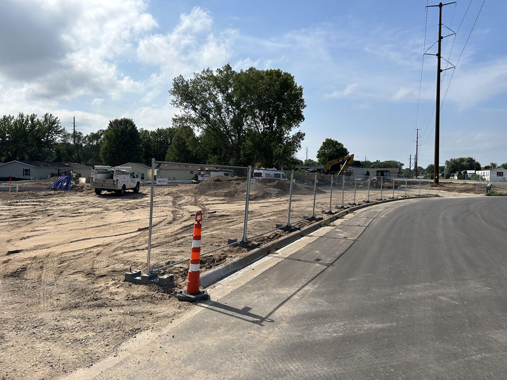 Temporary Fencing Installation