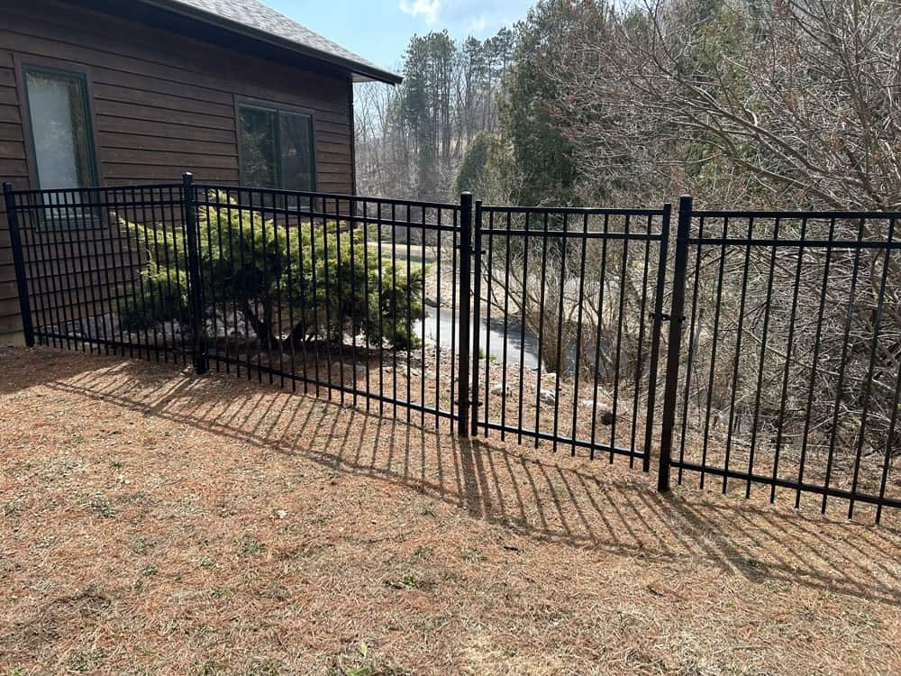 Ornamental fencing installation by Flyway Fence Co