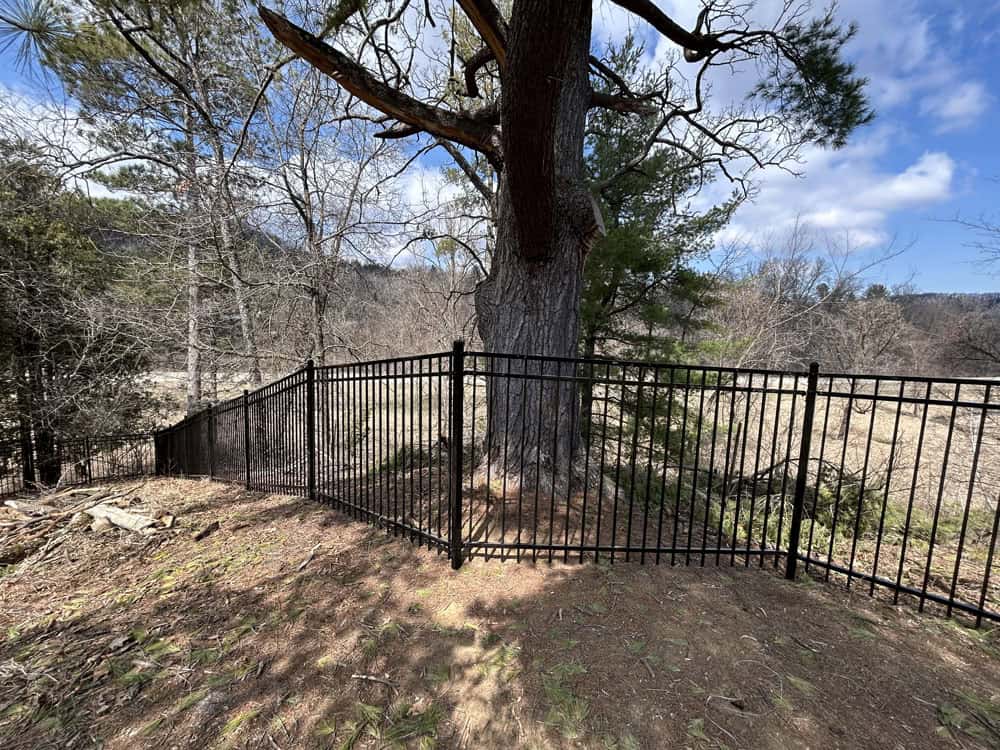 Ornamental fencing installation by Flyway Fence Co
