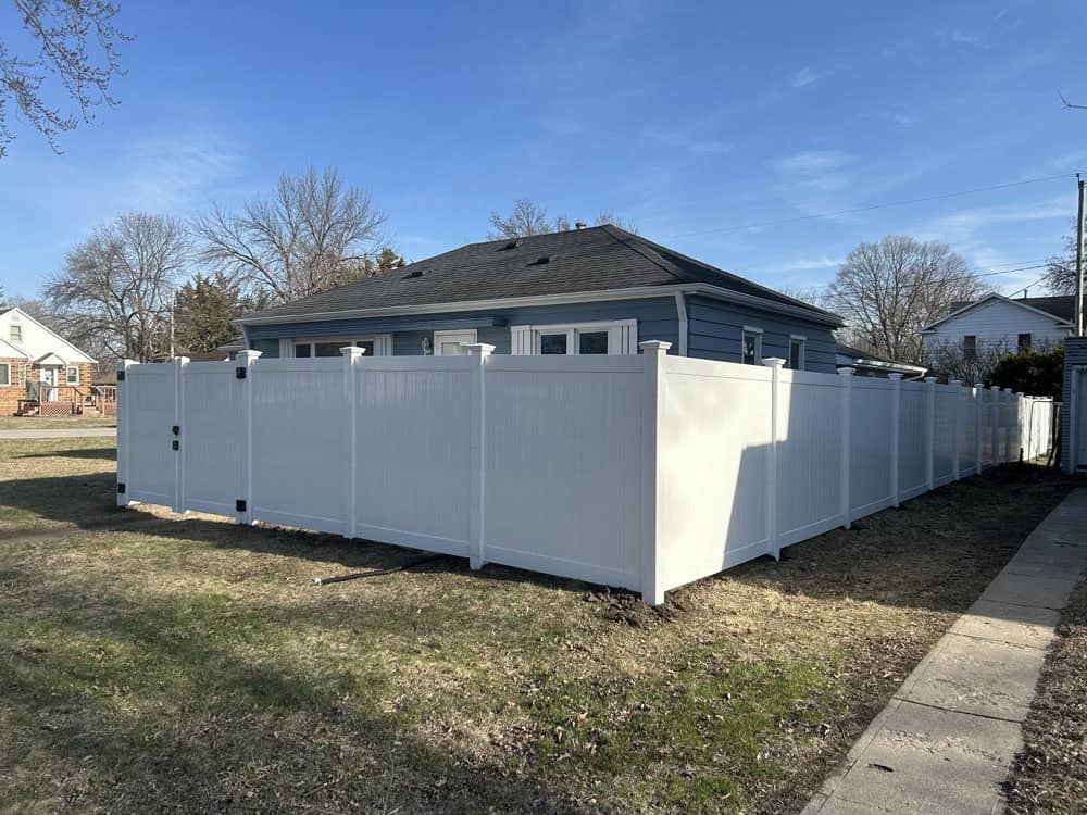 Vinyl Fence Install