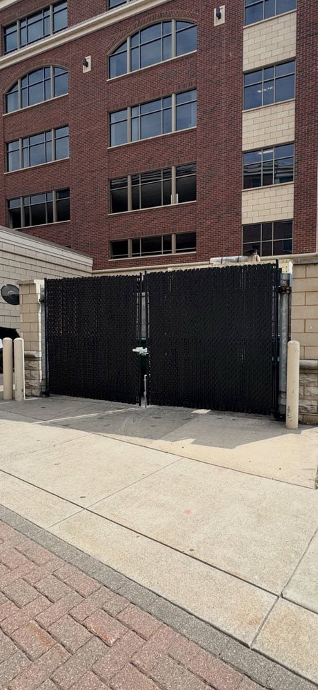 Gate installation by Flyway Fence Co