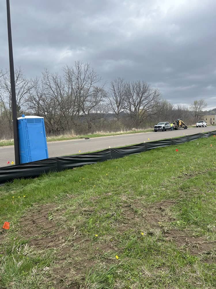 Silt Fence Installation