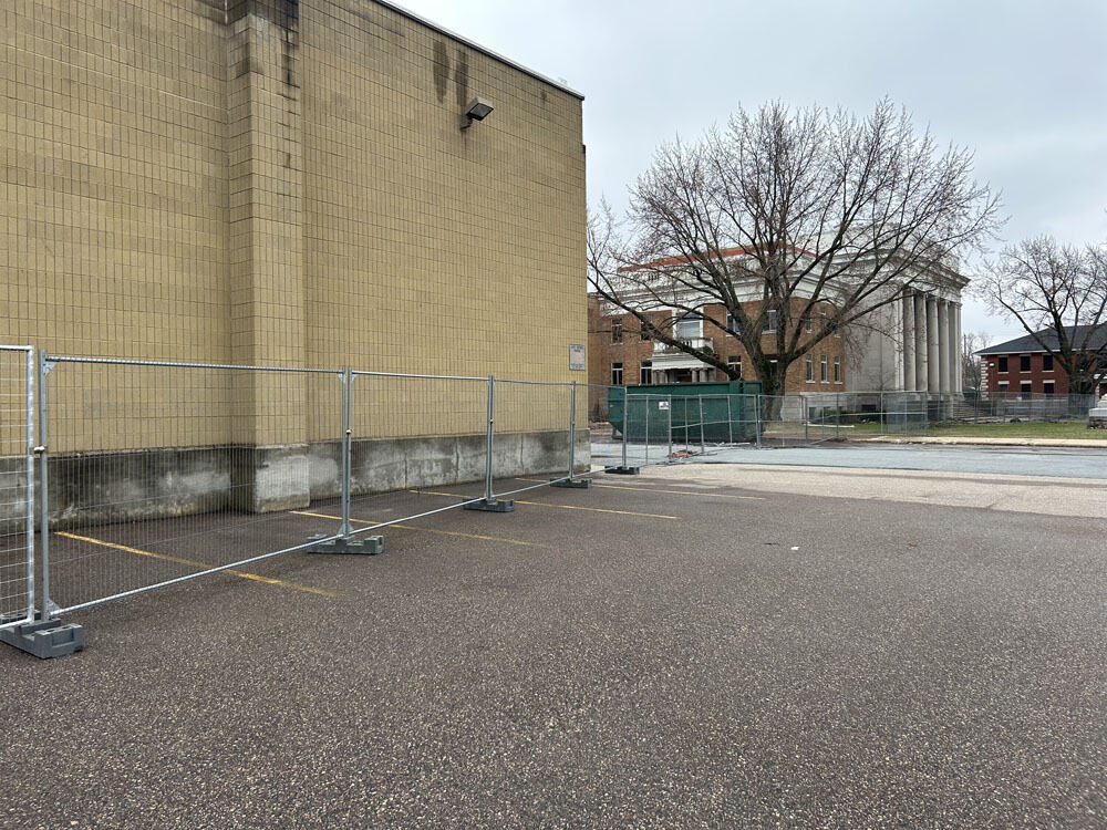 Commercial Temporary Fence Installation by Flyway Fence Co.