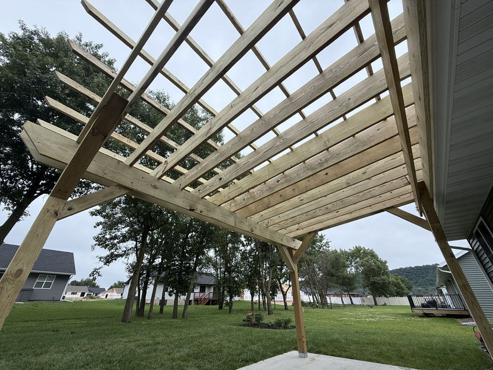 Pergola Installation view from underneath