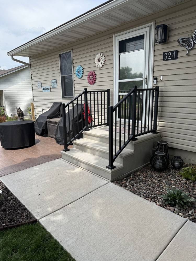Railing Installation on front steps