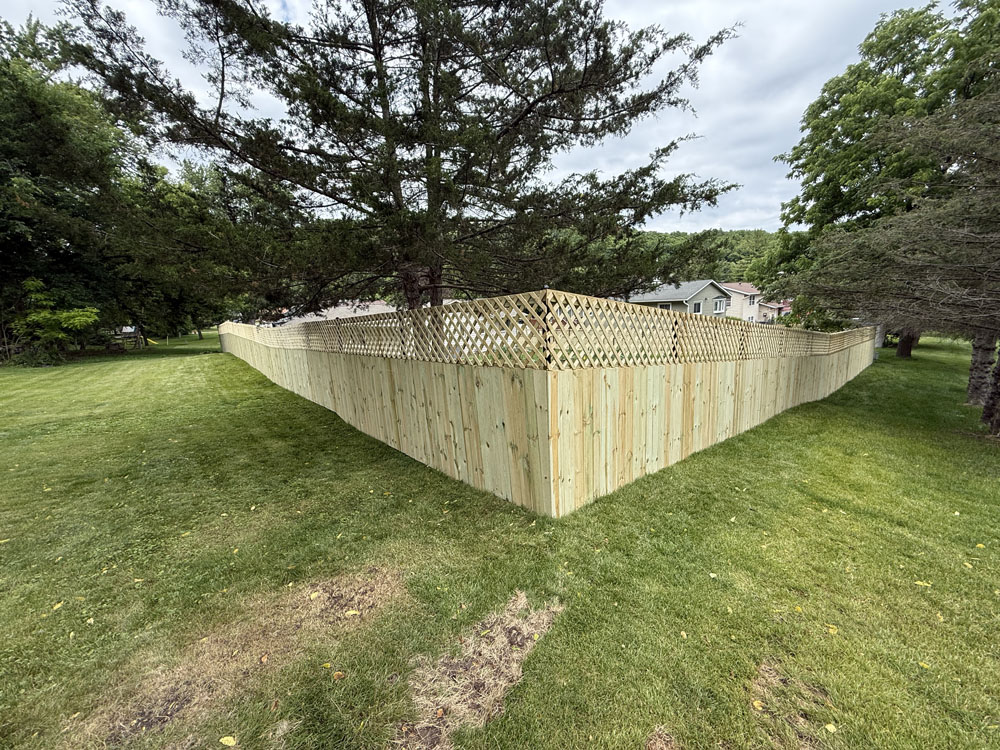 Wood Fence Installation