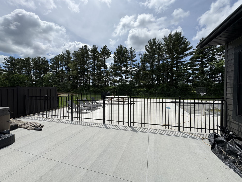Ornamental pool fencing